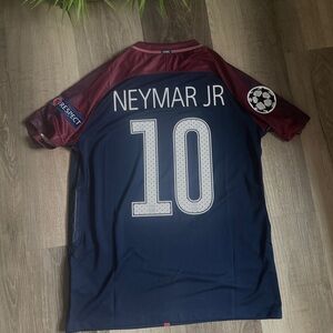 PSG Paris Saint Germain Neymar Jr 10 Retro Soccer Jersey VTG Football Shirt UCL